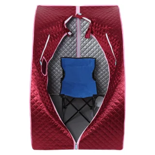 PIPIPOXER Draagbare stoomsauna 1,8 m rood