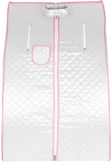PIPIPOXER Draagbare stoomsauna 1,8" Zilver