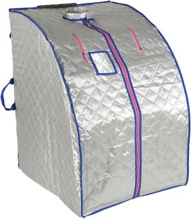 Compacte stoom- en infraroodsauna voor thuis: krachtig, draagbaar en compleet