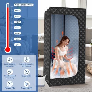 Wat vinden we goed aan de Provento Draagbare Stoomsauna 1 Persoon