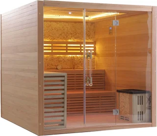 PureRelax Sauna Rechthoekig 220x220x210 cm