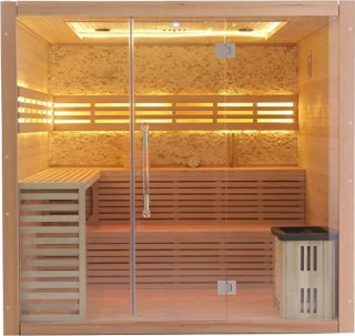 PureRelax Sauna Rechthoekig 220x220x210 cm