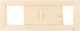 Rechthoekig Houten Ventilatierooster voor Sauna en Stoomruimte