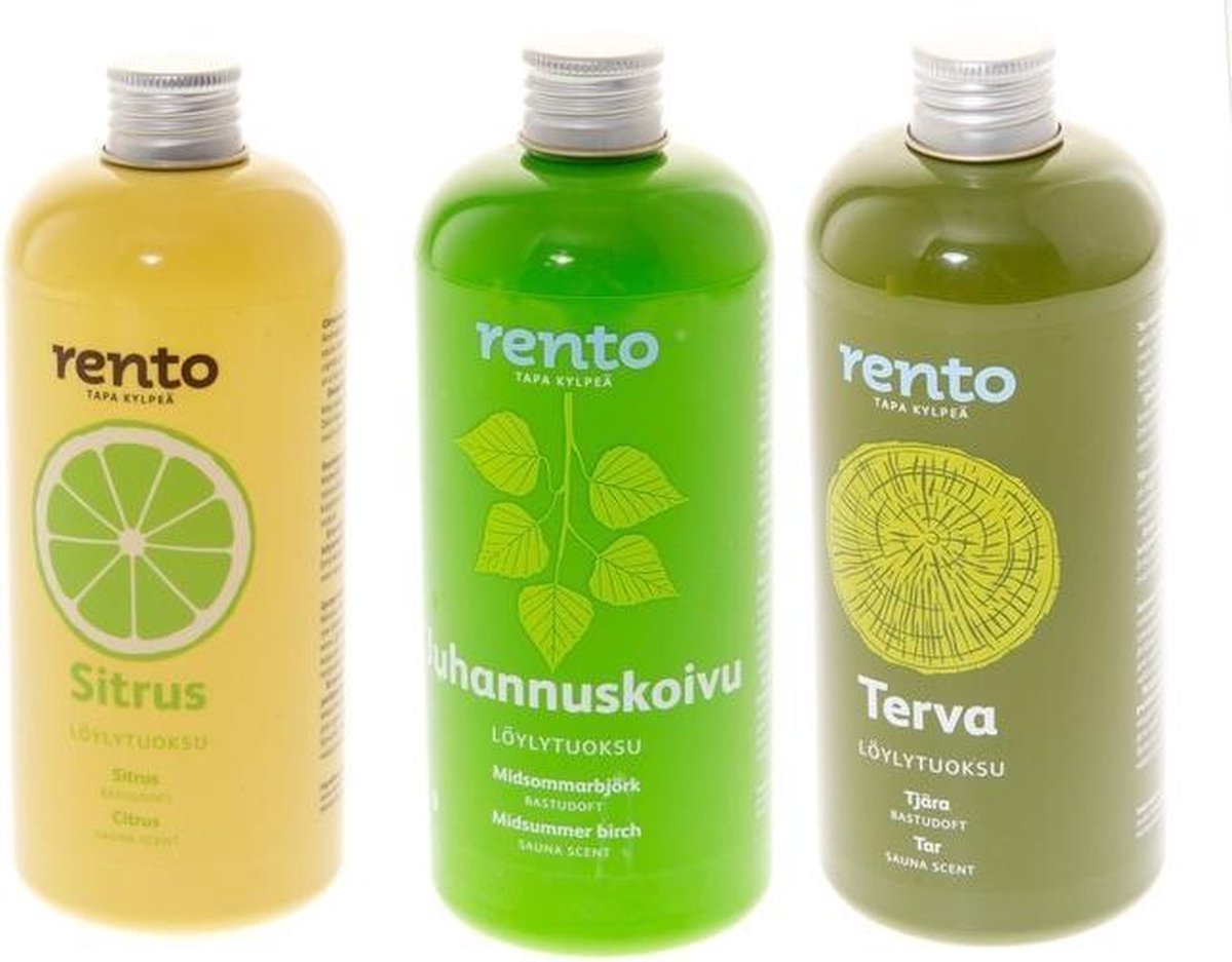 De Rento opgiet cadeau set sauna in één oogopslag