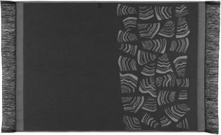 Rento Sauna handdoek 50x70 cm zwart