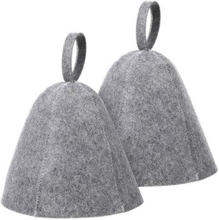 Ronte - Saunahoed van wol, set van 2 review