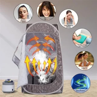 Rustive Draagbare Sauna Tent met 4L Stoomgenerator