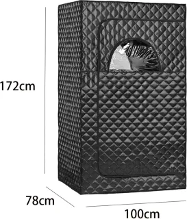 Rustive Draagbare Sauna Tent met Stoomgenerator