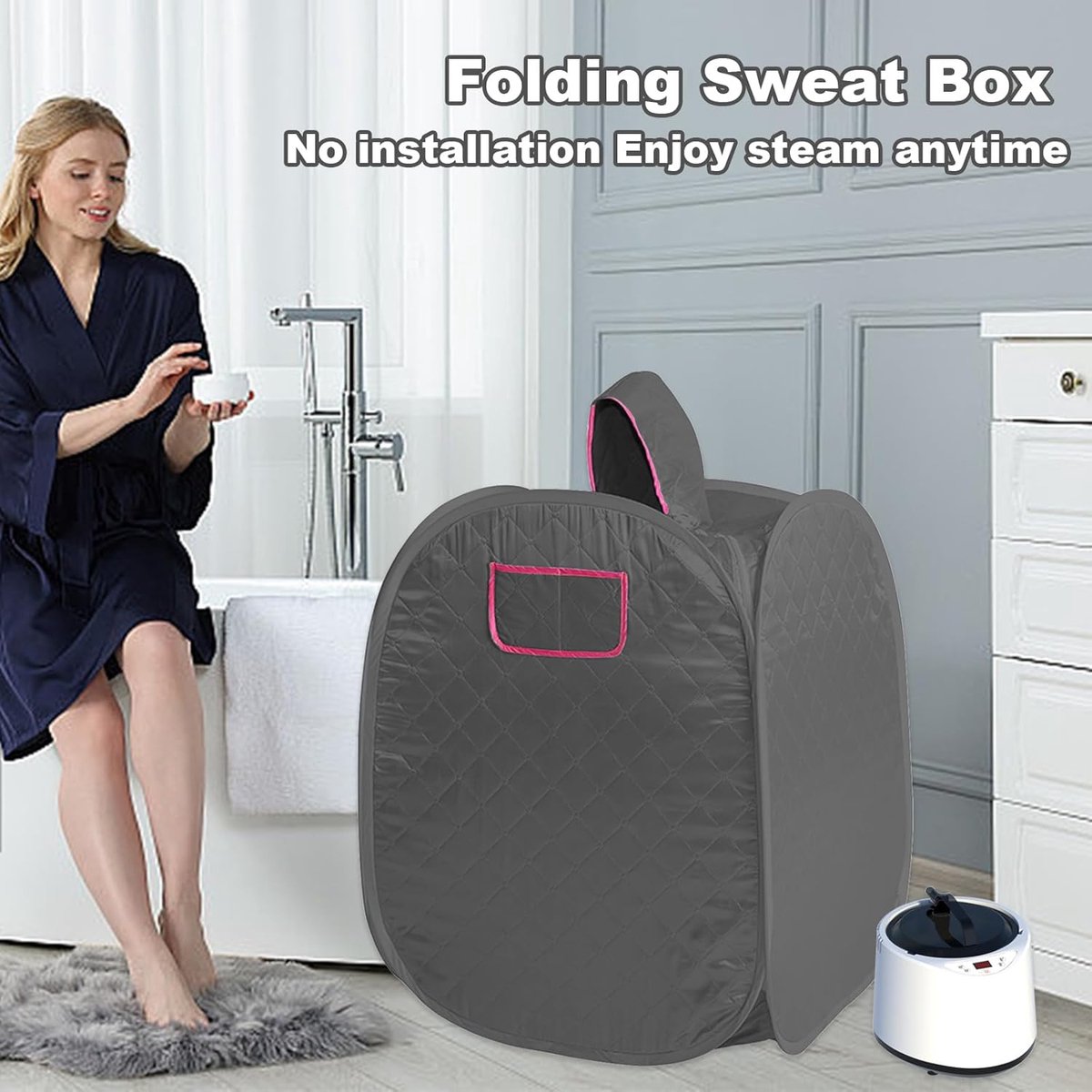 Wat vinden we goed aan de sauna-box spa stoomsauna met saunatent en afstandsbediening