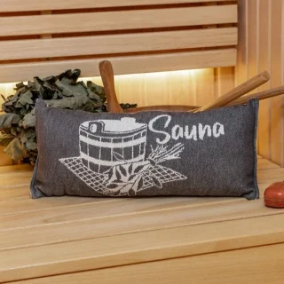 Sauna cushion cotton travel 50 x 22 cm