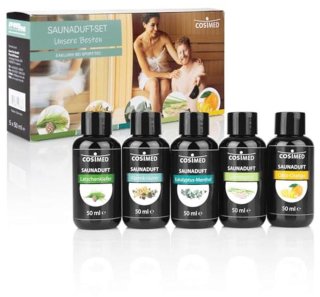 De Sauna Geur Proefset 5 x 50 ml in één oogopslag