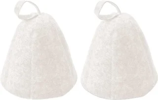 Sauna-hoed van vilt, set van 2 stuks
