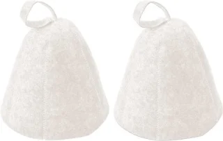 Sauna-hoed van vilt, set van 2 stuks