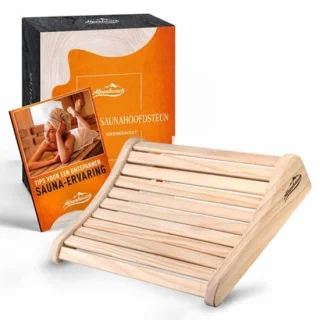 Sauna hoofdsteun hout