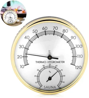 Sauna hygrometer en hygrothermometer