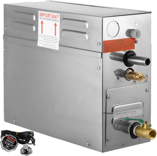Sauna Stoomgenerator 4 kW Zwart 117 review