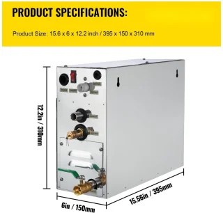 Sauna Stoomgenerator 6 kW - Stoomcabine