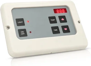 Sauna-temperatuurregelaar, 35-110°C stoomgenerator, wandmontage, ABS, home sauna - ShopVlot