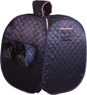 Sauna tent 72x72x120cm donkerblauw