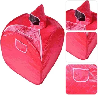 Sauna tent stoomcabine thuis rood 115 cm