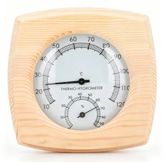Sauna thermometer met hygrometer