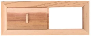 Sauna ventilatie paneel - Cedro