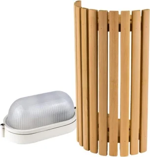 Sauna verlichting lampenkap set
