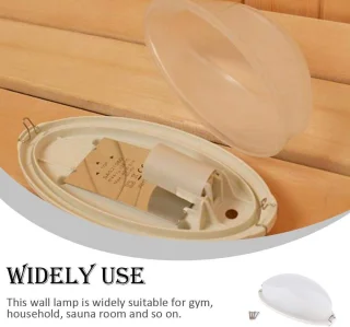 Sauna Wandlampenkap Ovaal