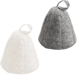 Saunahoed – 2 stuks vilt – saunamuts