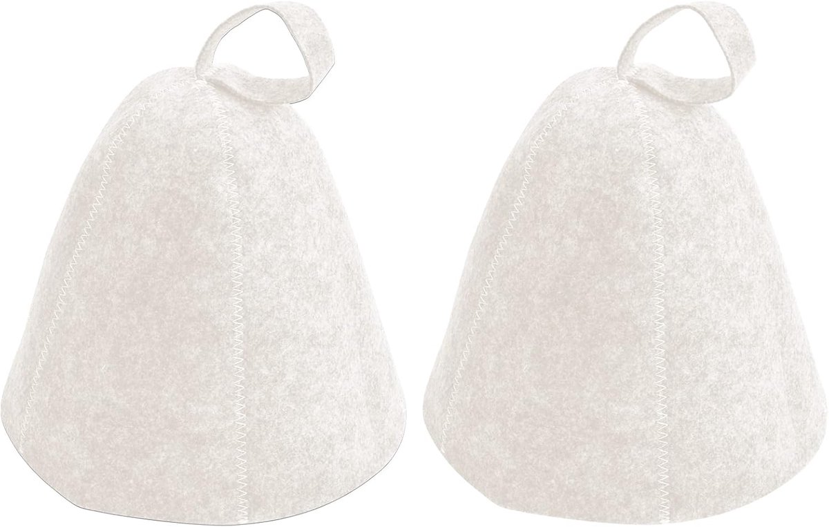 De Saunahoed Set 2x Vilt Sauna-accessoires in één oogopslag