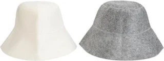 Saunahoed van vilt - set van 2
