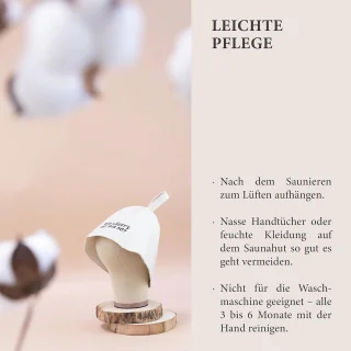 Saunahoed Vilten Saunamuts Dames Heren