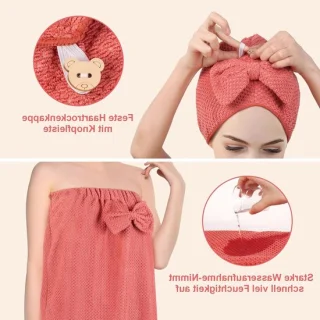 Saunakilt voor vrouwen in brick red