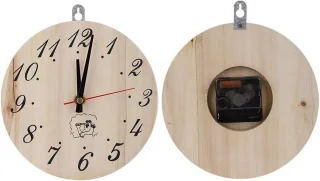 Saunaklok Premium Hout 20 cm