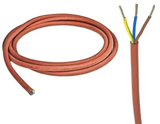 Saunalamp set E27 met 5 m siliconenkabel