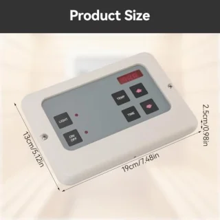 Saunatemperatuurcontroller voor stoomgenerator