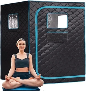 Saunatent 2 personen 120 x 90 x 160 cm groen