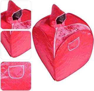 Saunatent draagbare sauna 115 cm rood