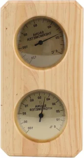 Simpel, betrouwbaar en stijlvol: de 2-in-1 Saunahygrothermograaf