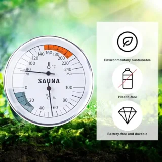 Saunathermometer wandmodel