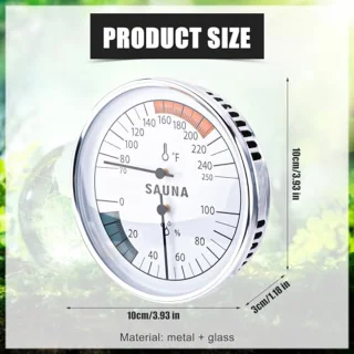 Saunathermometer wandmodel