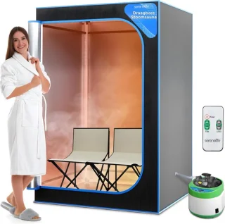 SereneLife Draagbare 2-persoons Stoomsauna Tent