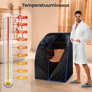 SereneLife Draagbare Éénpersoons Infraroodsauna