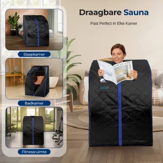 SereneLife Draagbare Éénpersoons Infraroodsauna