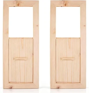 Set van 2 sauna-afvoerluchters