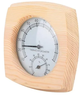 ShopVlot sauna thermometer hygrometer 2-in-1 houten meter