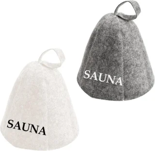 SnelShoppen 2 stuks vilt sauna hoed