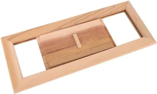 SnelShoppen cederhouten ventilatiegrill voor sauna