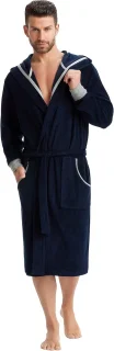 SnelShoppen dressing gown voor mannen sportieve saunajas