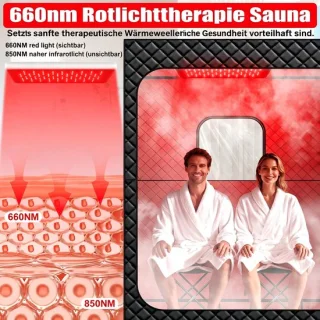 SnelShoppen infraroodsauna 2 personen stoomsauna